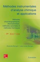 Méthodes instrumentales d'analyse chimique et applications (3e éd.) De BURGOT Gwenola et BURGOT Jean-Louis - TECHNIQUE & DOCUMENTATION
