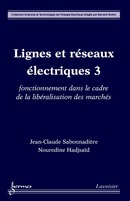 Lignes et réseaux électriques 3: fonctionnement dans le cadre de la libéralisation des marchés (Coll. Sciences & Technologies de l'Énergie Électrique) De SABONNADIÈRE Jean-Claude et HADJSAÏD Nouredine - HERMES SCIENCE PUBLICATIONS / LAVOISIER