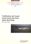 Volatilisation de l'azote ammoniacal des lisiers après épandage De Jean-François Moal - Quæ