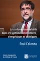 Le carbone renouvelable dans les systèmes alimentaires, énergétiques et chimiques De Paul COLONNA - Collège de France