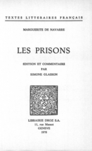 Les Prisons De Marguerite De Navarre - Librairie Droz