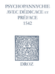Recueil des opuscules 1566. Psychopannychie avec dédicace et préface (1542) De Laurence Vial-Bergon - Librairie Droz