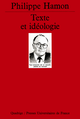 Texte et idéologie De Philippe Hamon - Presses Universitaires de France