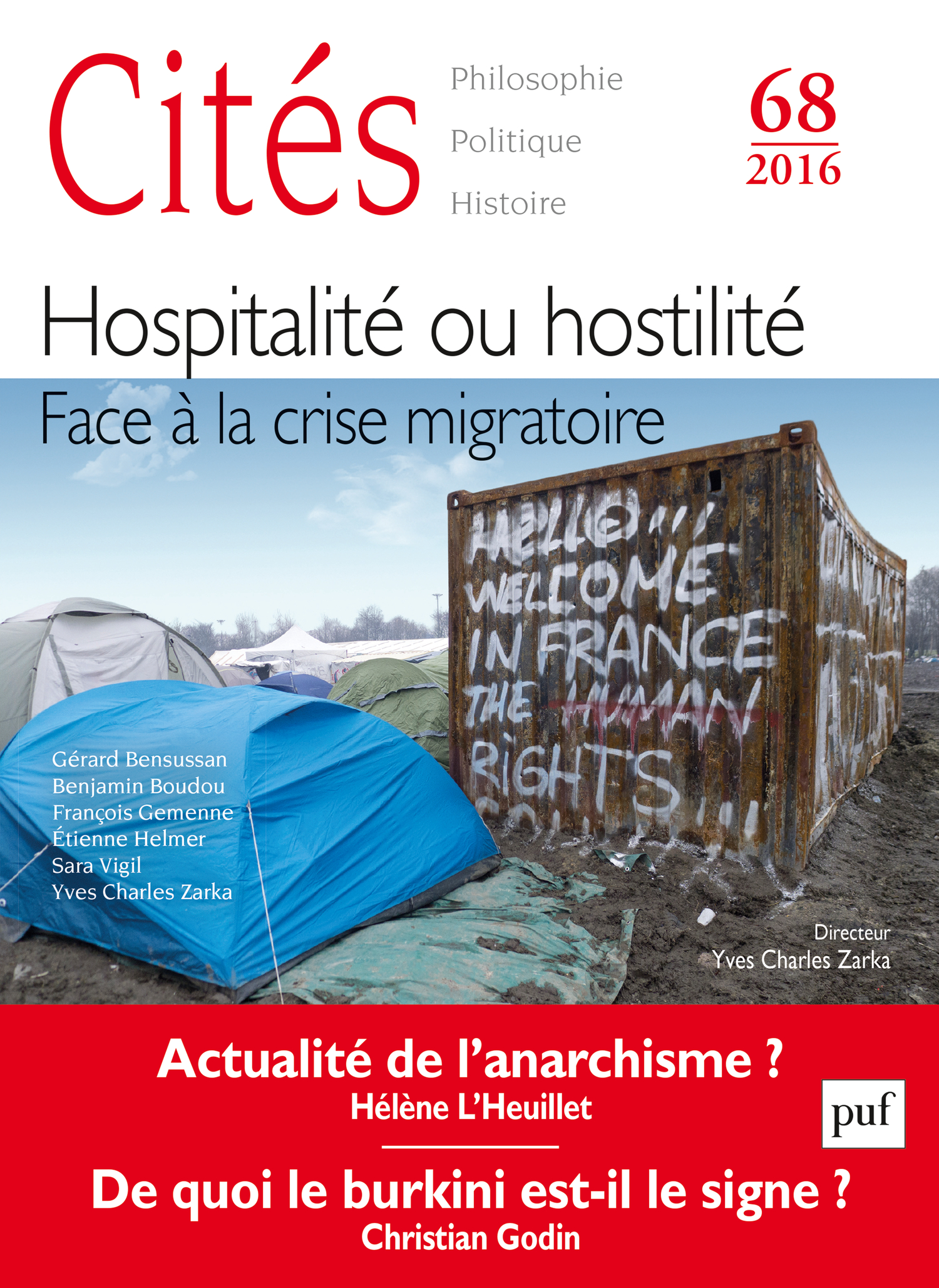 Cités 2016 - N° 68 De  Collectif - Presses Universitaires de France