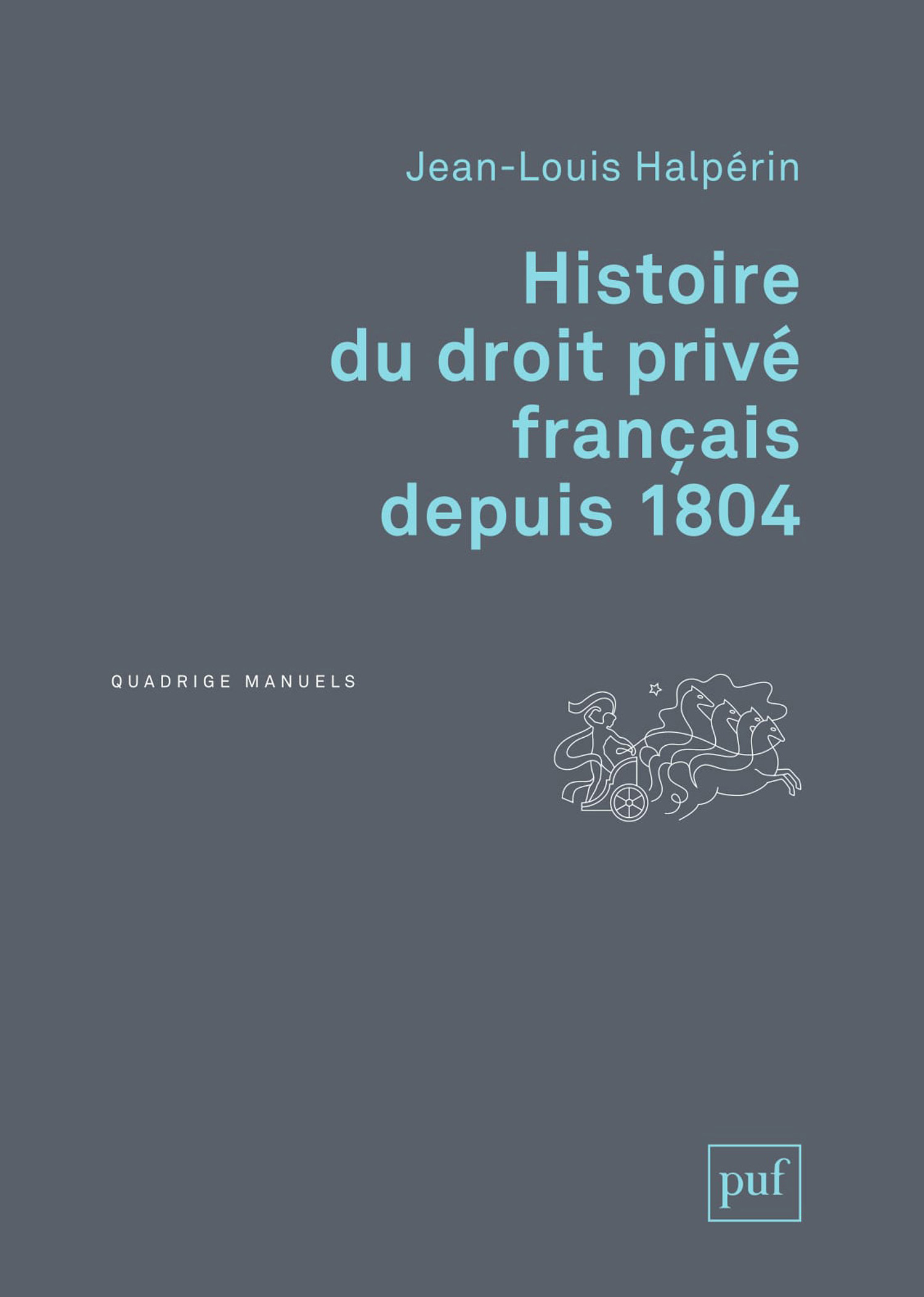 Histoire du droit privé français depuis 1804 De Jean-Louis Halperin - Presses Universitaires de France