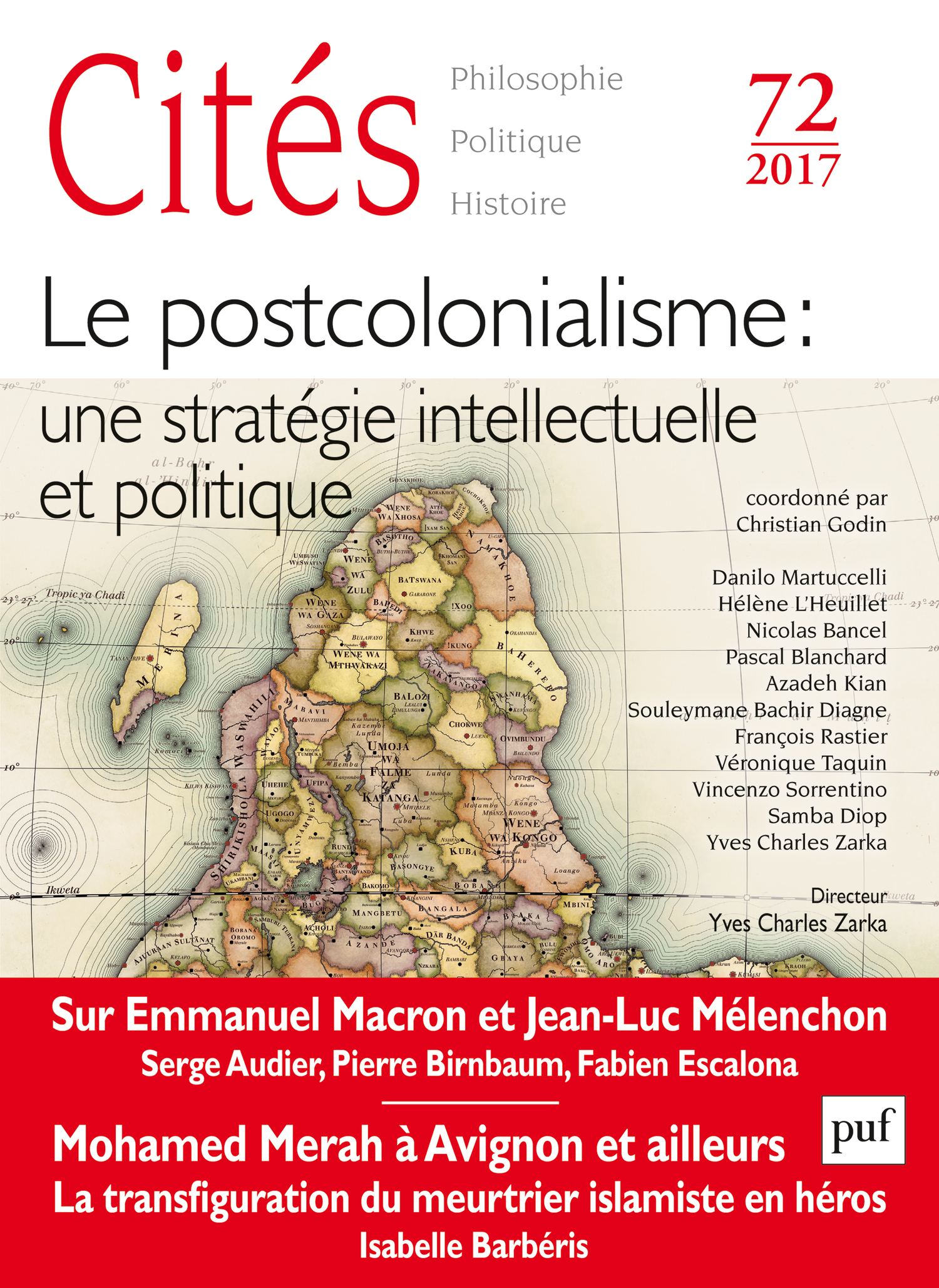 Cités 2017, n° 72 De  Collectif - Presses Universitaires de France