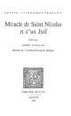 Miracle de Saint Nicolas et d'un Juif  - Librairie Droz