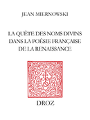 Signes dissimilaires De Jan Miernowski - Librairie Droz