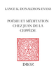 Poésie et méditation chez Jean de La Ceppède De Lance K. Donaldson-Evans - Librairie Droz