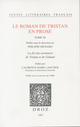 Le roman de Tristan en prose  - Librairie Droz
