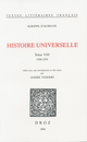 Histoire universelle De Agrippa d' Aubigné - Librairie Droz