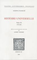 Histoire universelle De Agrippa d' Aubigné - Librairie Droz