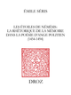 Les Etoiles de Némésis De Emilie Séris - Librairie Droz