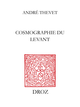 Cosmographie de Levant De André Thevet - Librairie Droz
