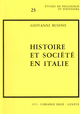 Histoire et société en Italie De Giovanni Busino - Librairie Droz