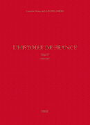 L'Histoire de France De Lancelot Voisin de la Popelinière, Odette Turias et Denise Turrel - Librairie Droz