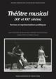 Théâtre musical (XXe et XXIe siècles)  - Presses universitaires de Franche-Comté