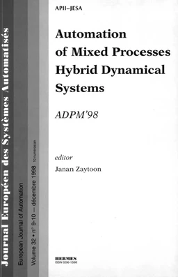 Automation of mixed processes hybrid dynamical systems (JESA Vol. 32 n°9-10)