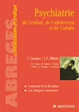 Psychiatrie de l'enfant, de l'adolescent et de l'adulte