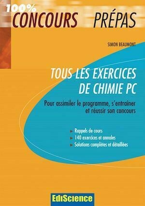 Tous les exercices de Chimie PC - Simon Beaumont - Dunod
