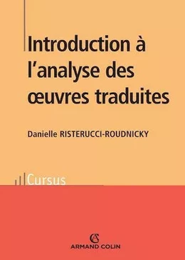 Introduction à l'analyse des oeuvres traduites