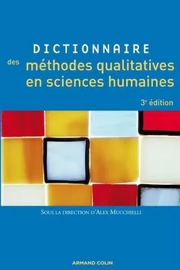 Dictionnaire des méthodes qualitatives en sciences humaines