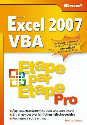 Excel 2007 VBA - Reed Jacobson - Dunod