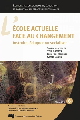 L'école actuelle face au changement