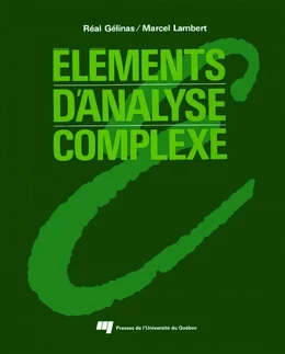 Éléments d'analyse complexe