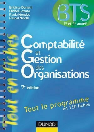Comptabilité et gestion des organisations - Michel Lozato, Pascal Nicolle, Brigitte Doriath, Paula Mendes-Miniatura - Dunod