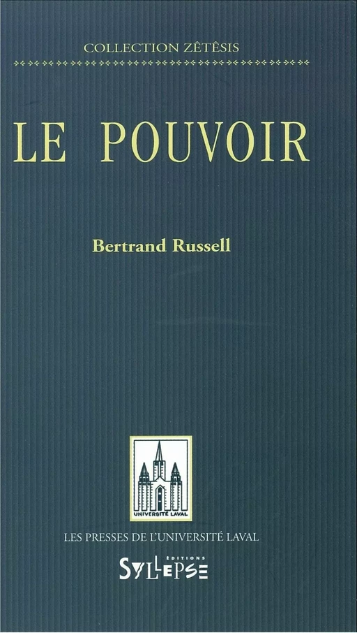 Pouvoir Le - Bertrand Russell - PUL Diffusion