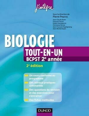Biologie tout-en-un 2e année BCPST - Collectif Collectif - Dunod
