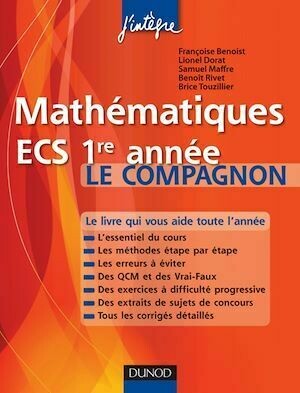 Mathématiques ECS 1re année Le compagnon - Collectif Collectif - Dunod