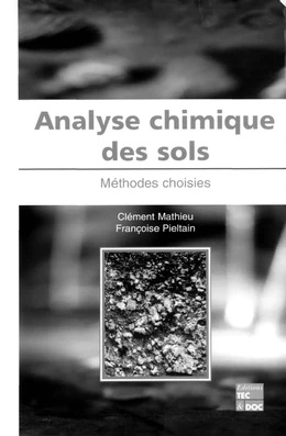 Analyse chimique des sols : Méthodes choisies