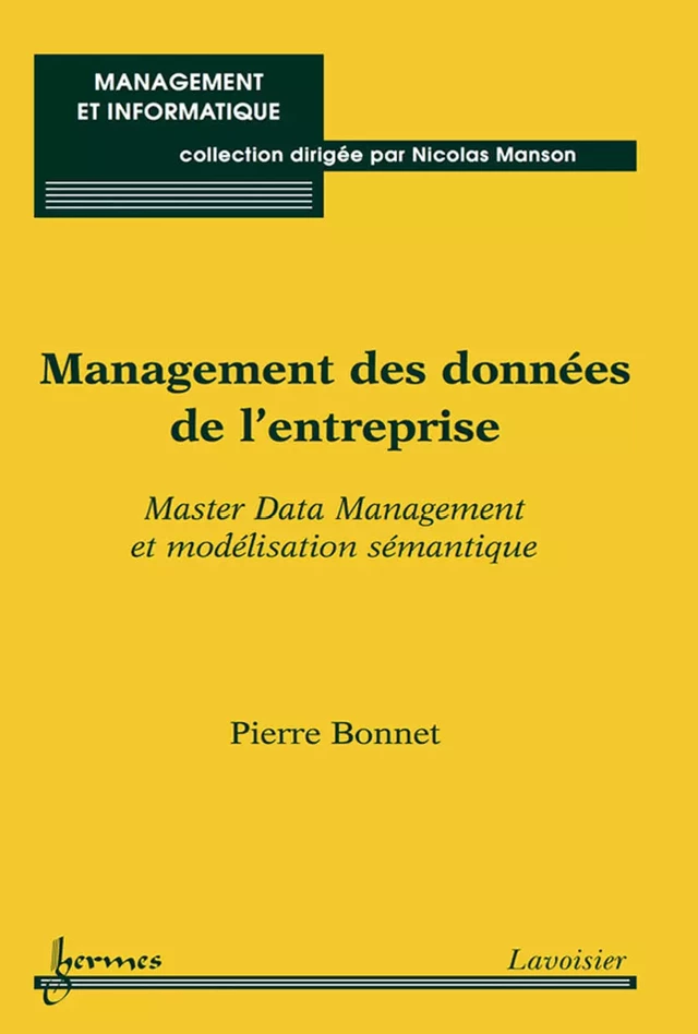 Management des données de l'entreprise - Pierre BONNET - Hermès Science