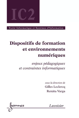 Dispositifs de formation et environnements numériques (traité IC2)