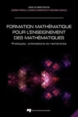 Formation mathématique pour l'enseignement des mathématiques