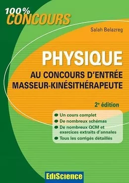 Physique au concours d'entrée Masseur-Kinésithérapeute - 2e édition