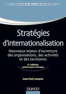 Stratégies d'internationalisation - 3e édition