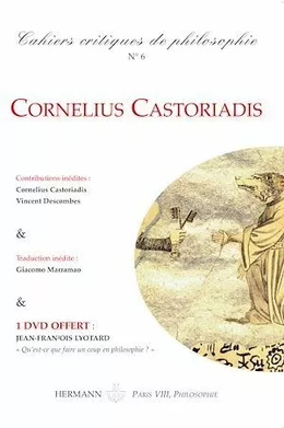 Cahiers critiques de Philosophie, n°6 - Cornelius Castoriadis