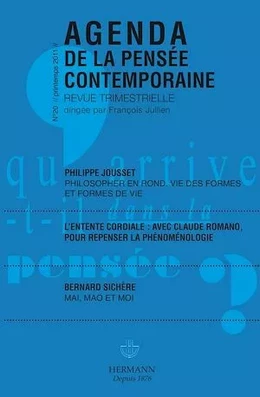 Agenda de la Pensée contemporaine, n°20