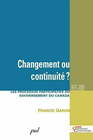 Changement ou continuité? - Francis Francis Garon - PUL Diffusion