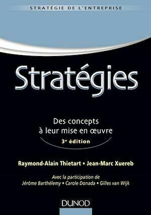 Stratégies - 3e éd -  Collectif - Dunod
