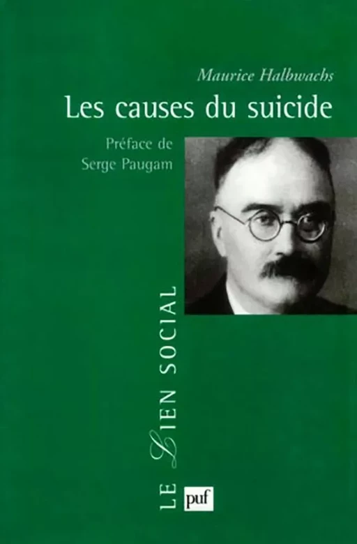 Les causes du suicide - Maurice Halbwachs - Humensis