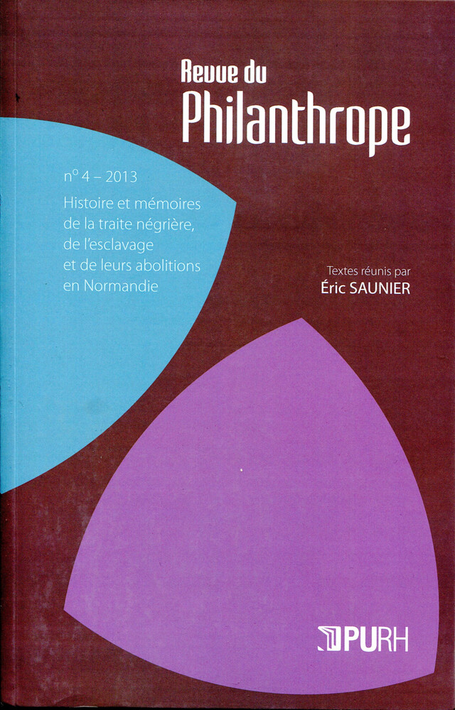 La revue du philanthrope, n° 4/2013 - Eric Saunier - Presses universitaires de Rouen et du Havre