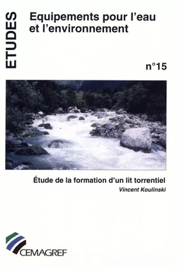 Étude de la formation d'un lit torrentiel