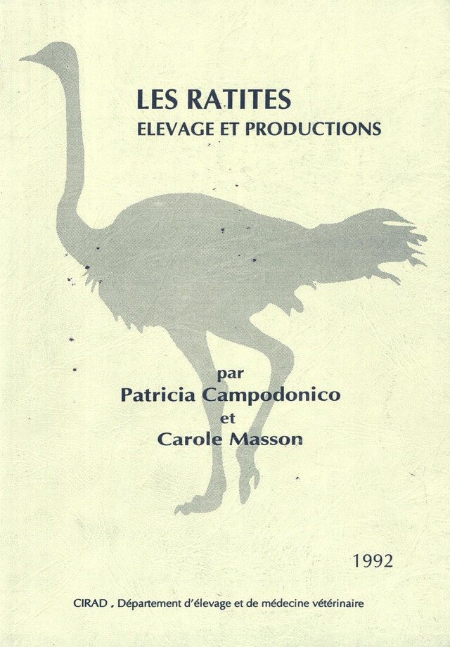 Les ratites - Patricia Campodonico, Carole Masson - Quæ