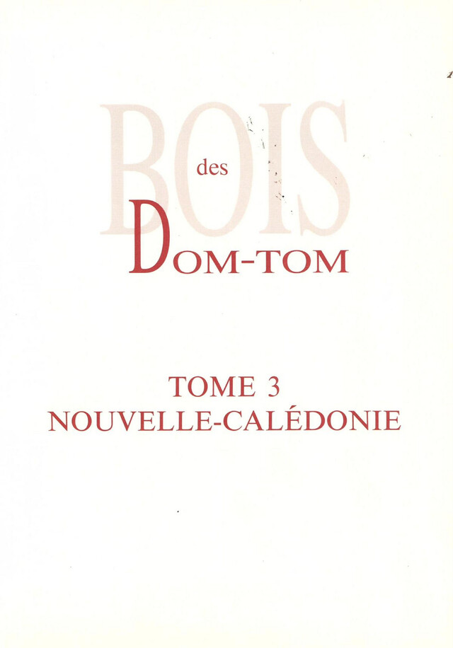 Bois des DOM-TOM -  Collectif - Quæ