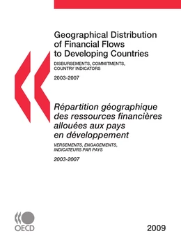 Répartition géographique des ressources financières allouées aux pays en développement 2009