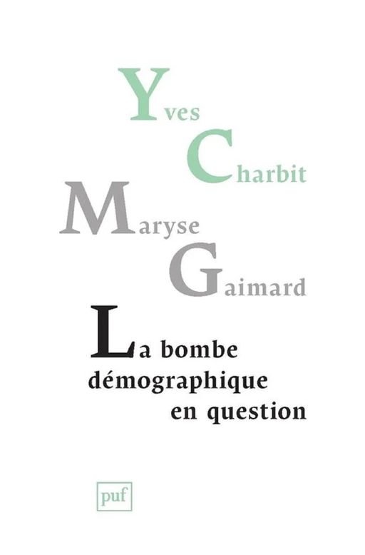 La bombe démographique en question - Yves Charbit, Maryse Gaimard - Humensis